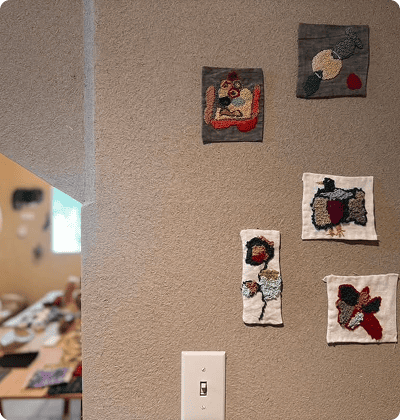 作品展示の様子